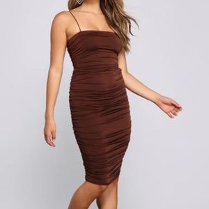 Windsor She’s A Showstopper Ruched Mididress